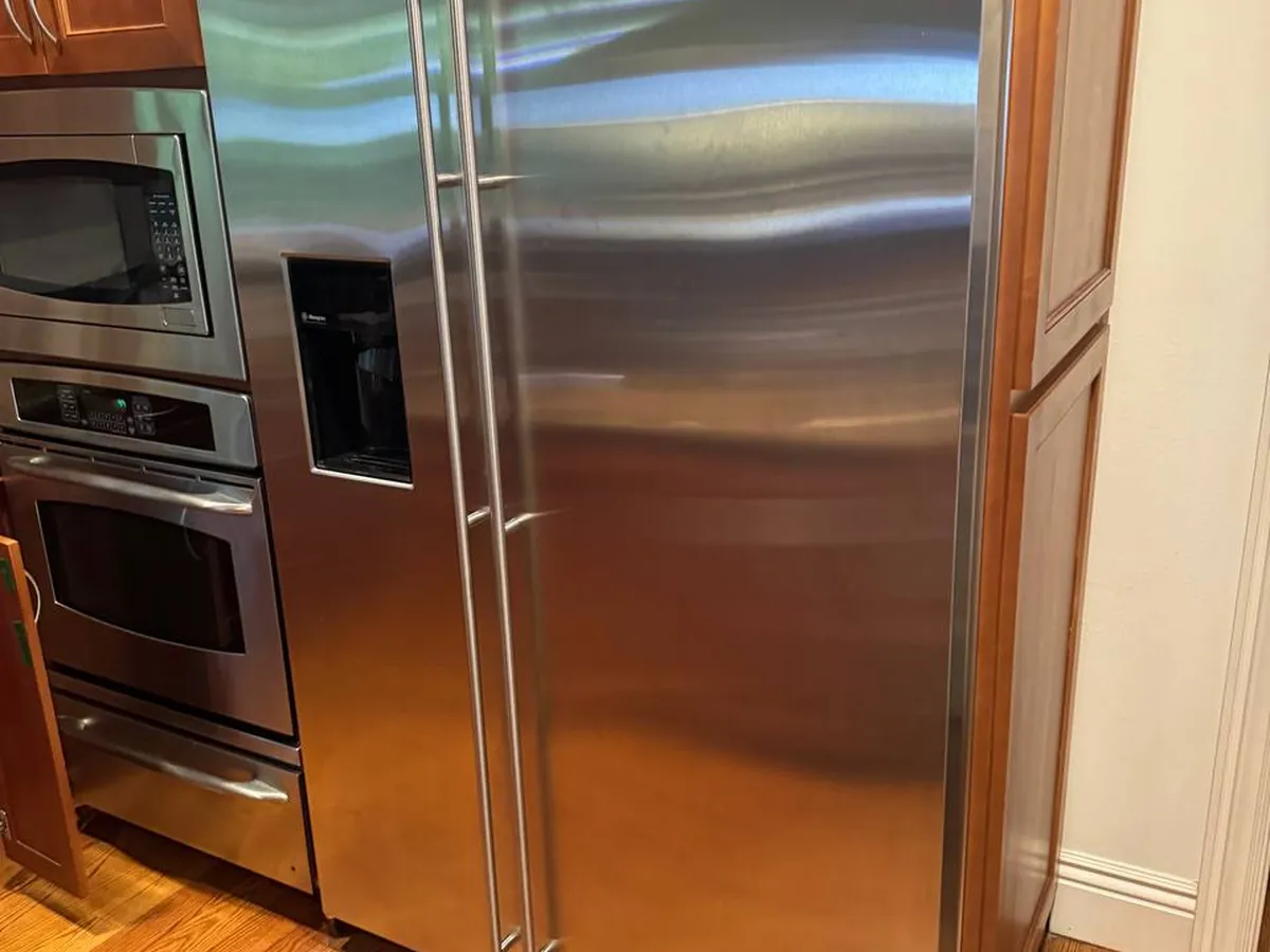 GE Monogram built-in refrigerator in a Bay Area kitchen
