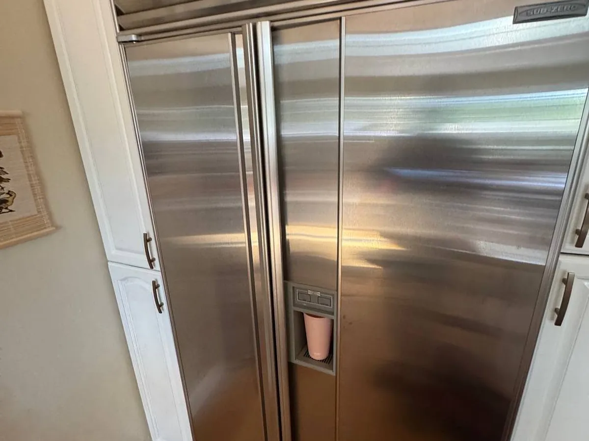 Sub-Zero built-in refrigerator in a Bay Area kitchen